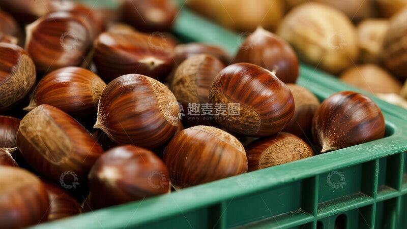 高清大图下载【趣麦麦图】板栗  糯甜  壳脆  
