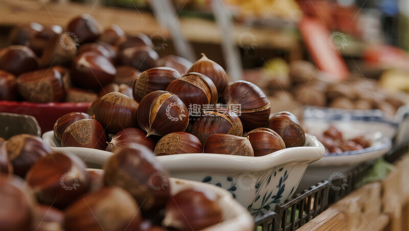 高清大图下载【趣麦麦图】板栗  糯甜  金瓤  