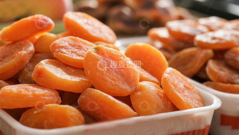 高清大图下载【趣麦麦图】桃脯  橘红  软韧  