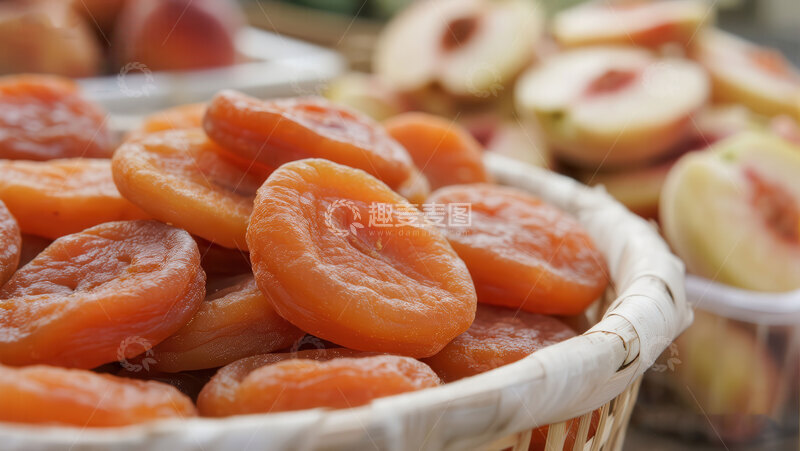 高清大图下载【趣麦麦图】桃脯  橘红  晶莹 