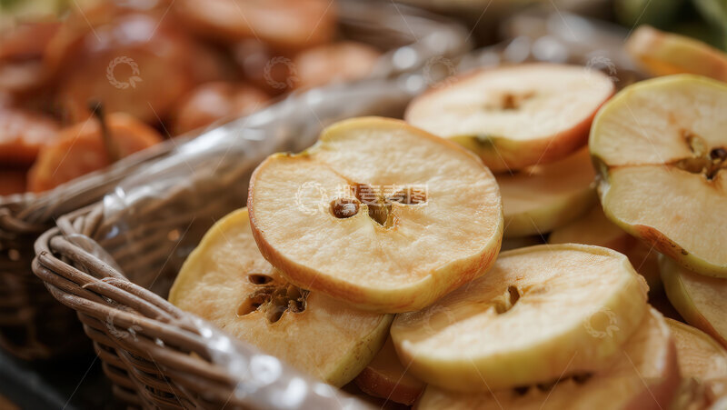 高清大图下载【趣麦麦图】-苹果干  脆片  脆片  