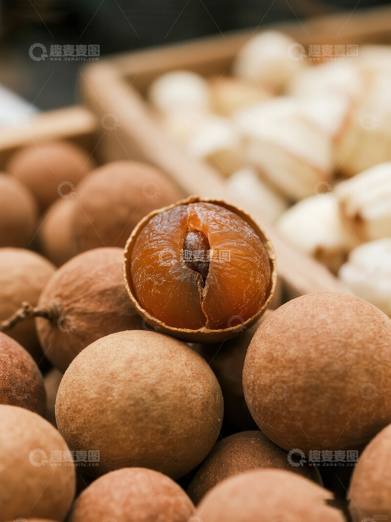 高清大图下载【趣麦麦图】桂圆干  褐亮  药膳  
