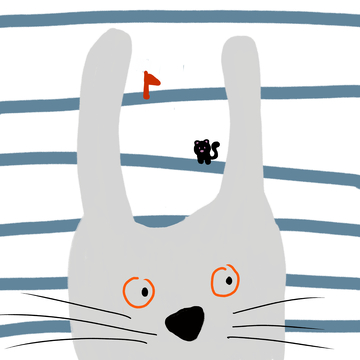 卡通兔子插画