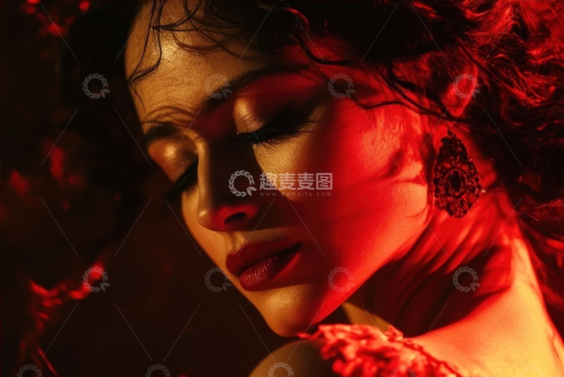 高清大图下载【趣麦麦图】一位美女特写摄影