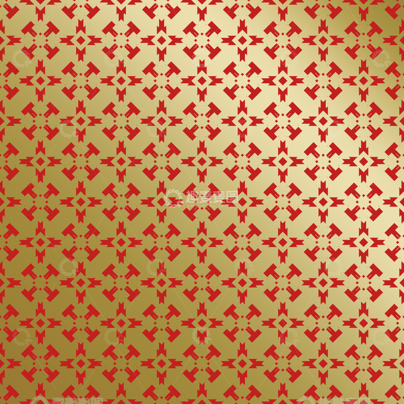 源文件下载【趣麦麦图】红金中式喜庆花纹背景217