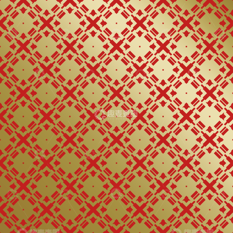 源文件下载【趣麦麦图】-红金中式喜庆花纹背景187
