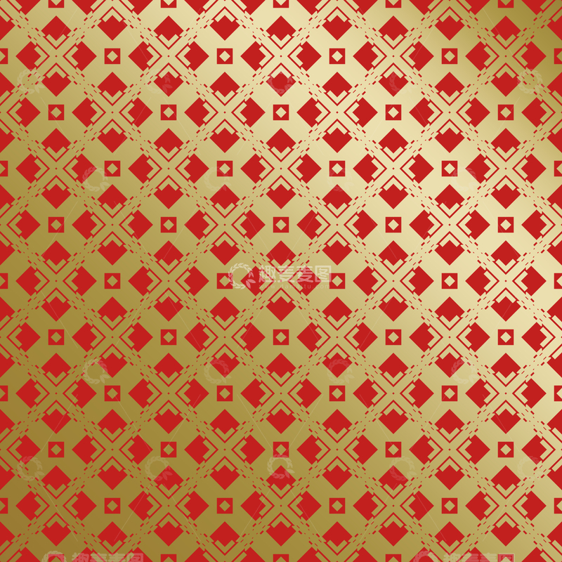 源文件下载【趣麦麦图】-红金中式喜庆花纹背景219