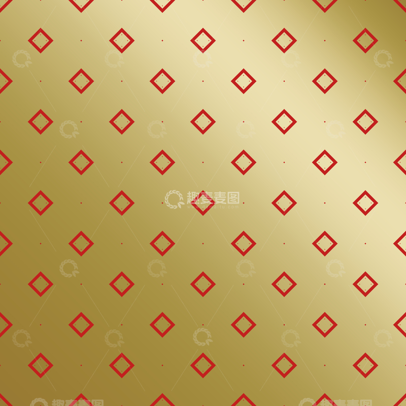 源文件下载【趣麦麦图】-红金中式喜庆花纹背景203