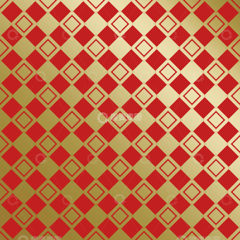 源文件下载【趣麦麦图】红金中式喜庆花纹背景211