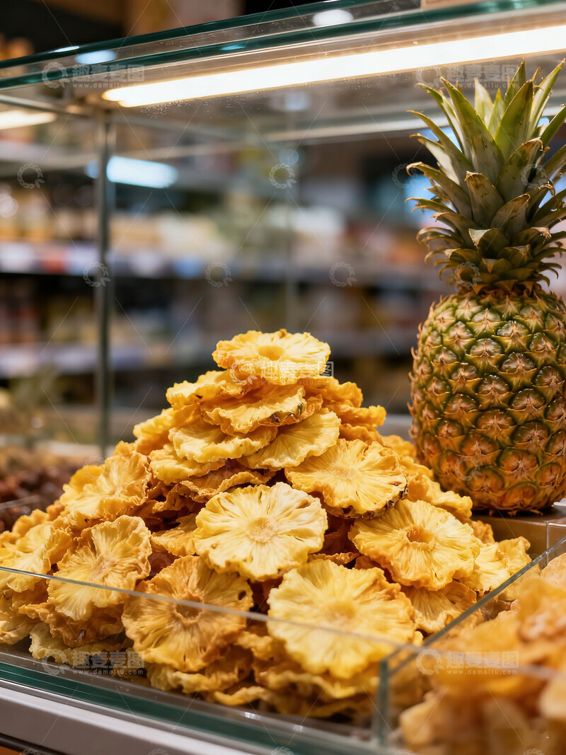 高清大图下载【趣麦麦图】菠萝片  蜜渍  润肺 