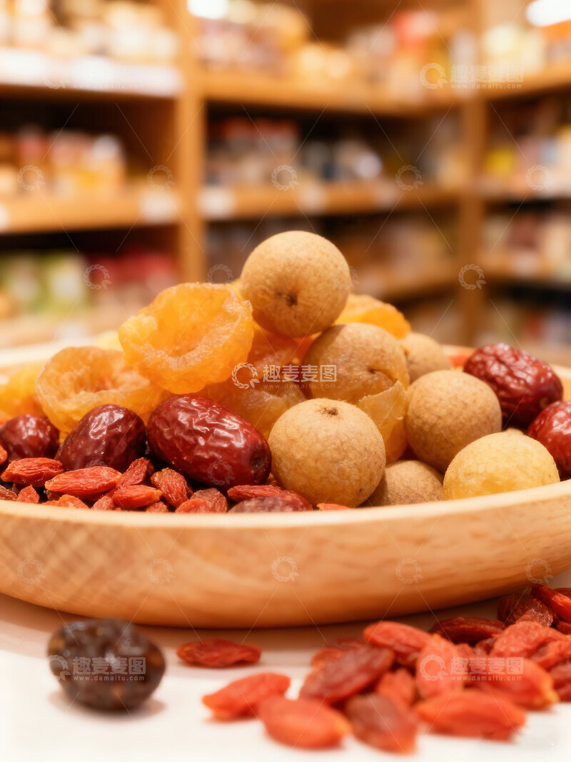 高清大图下载【趣麦麦图】桂圆干  褐亮  养血  