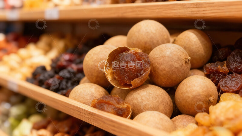 高清大图下载【趣麦麦图】桂圆干  褐亮  化瘀
