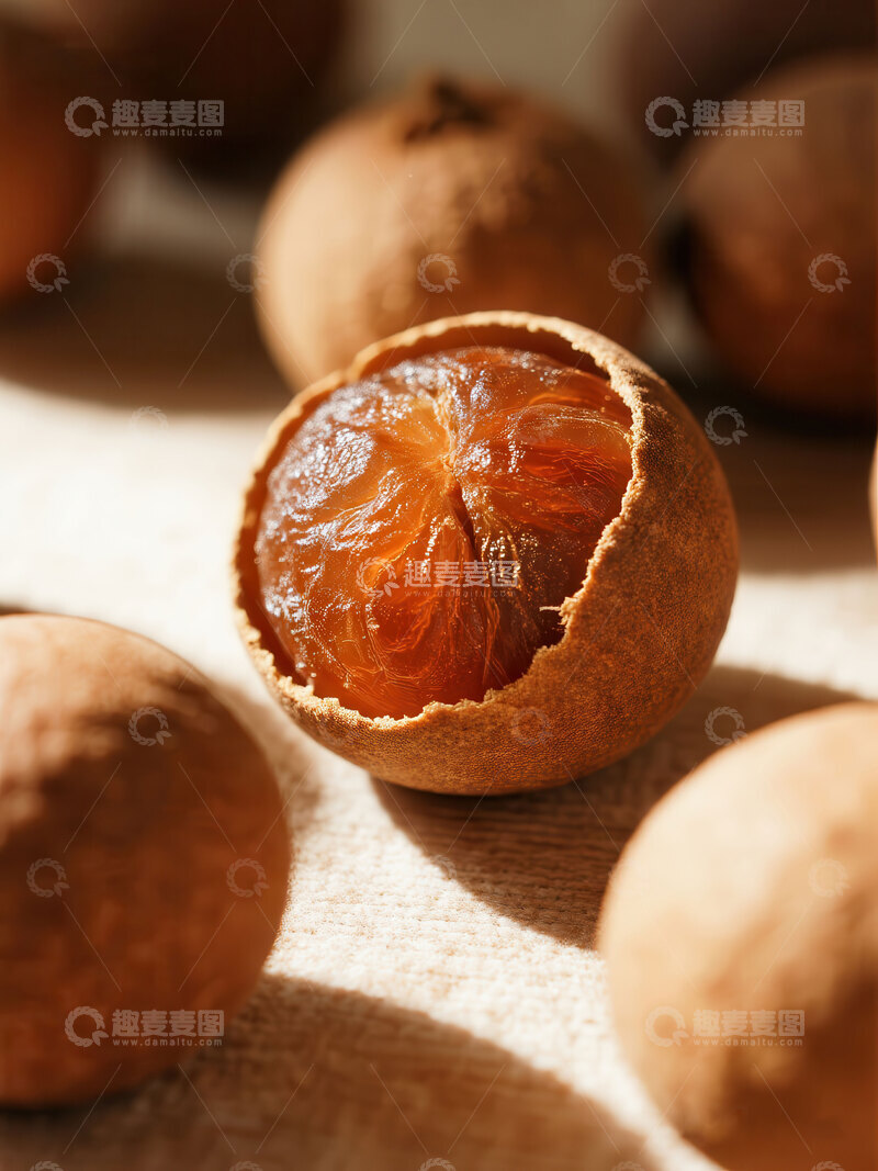 高清大图下载【趣麦麦图】桂圆干  褐亮  乌发