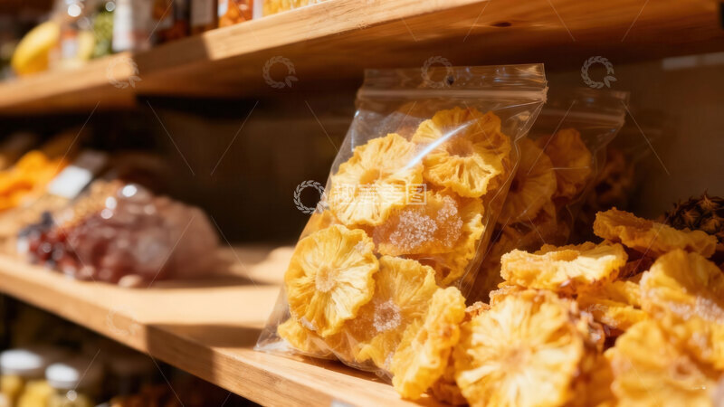 高清大图下载【趣麦麦图】菠萝片  蜜渍  止咳