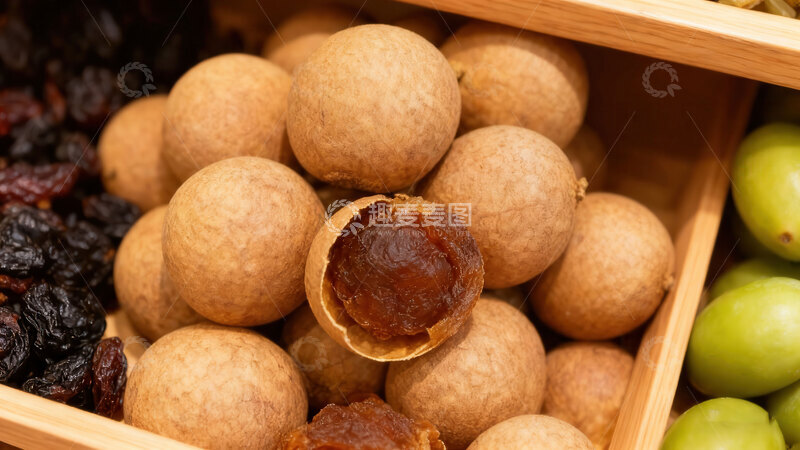 高清大图下载【趣麦麦图】桂圆干  褐亮  抗衰
