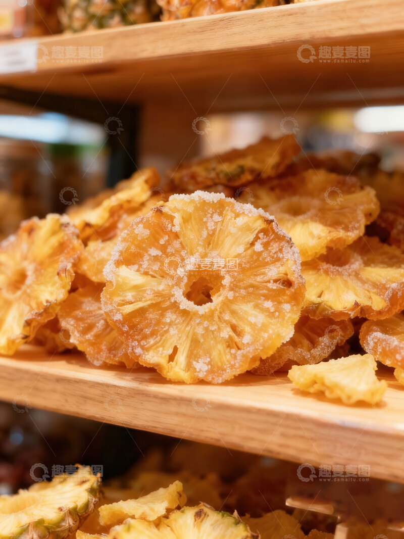 高清大图下载【趣麦麦图】菠萝片  蜜渍  酸甜 