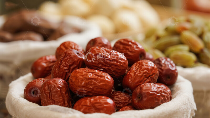 高清大图下载【趣麦麦图】红枣  红亮  蒸食  