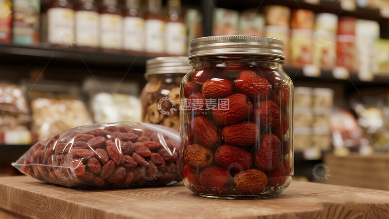 高清大图下载【趣麦麦图】红枣  红亮  益气  
