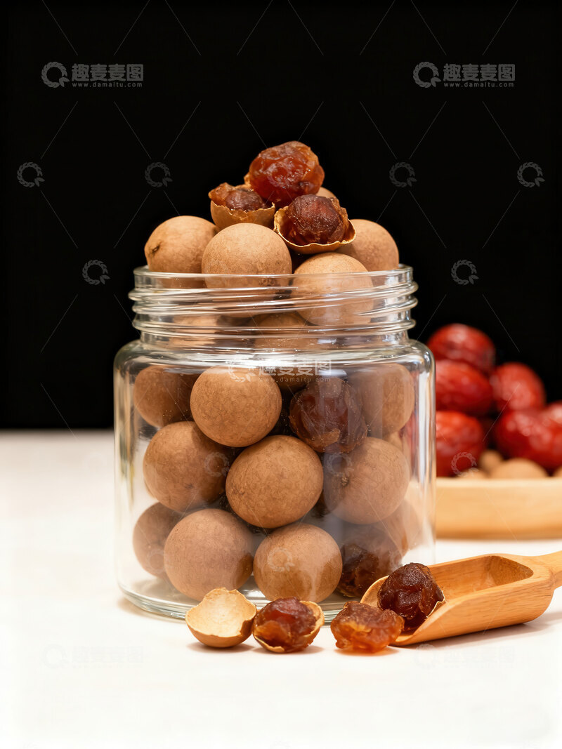 高清大图下载【趣麦麦图】桂圆干  褐亮  健脾