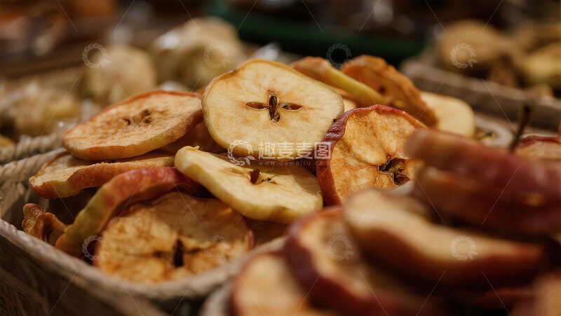 高清大图下载【趣麦麦图】苹果片  脆片  便携  