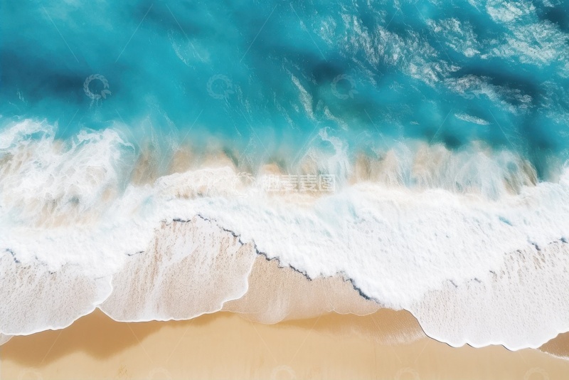 高清大图下载【趣麦麦图】大海海岸波浪背景