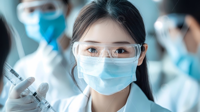 高清大图下载【趣麦麦图】实验室医护团队工作纪实