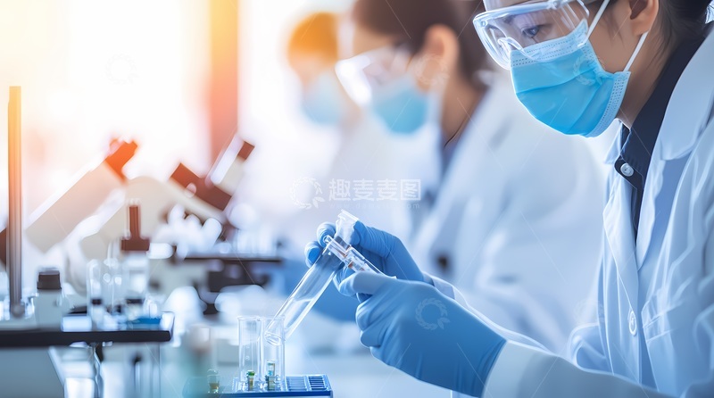 高清大图下载【趣麦麦图】实验室科研人员工作场景