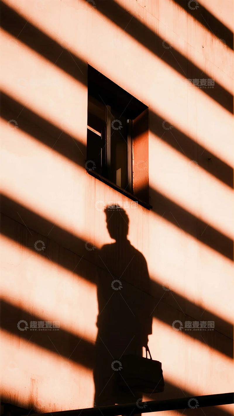 高清大图下载【趣麦麦图】光影剪影人物建筑艺术照