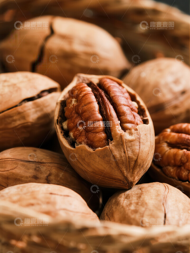 高清大图下载【趣麦麦图】碧根果  甜香  茶点