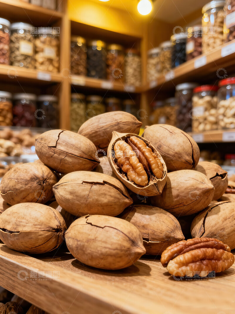 高清大图下载【趣麦麦图】碧根果  甜香  香脆 