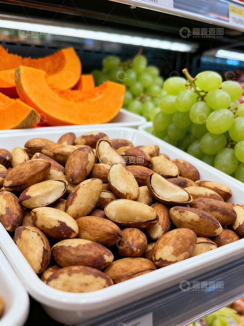 高清大图下载【趣麦麦图】巴西坚果  厚重  硒富 