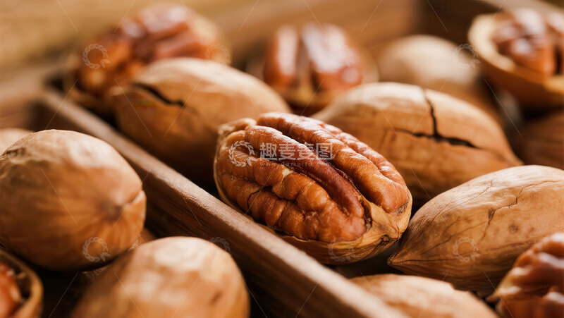 高清大图下载【趣麦麦图】碧根果  甜香  盐焗