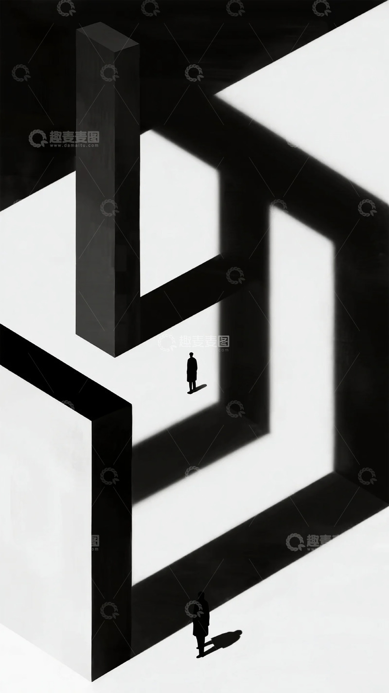 高清大图下载【趣麦麦图】极简光影人物艺术摄影