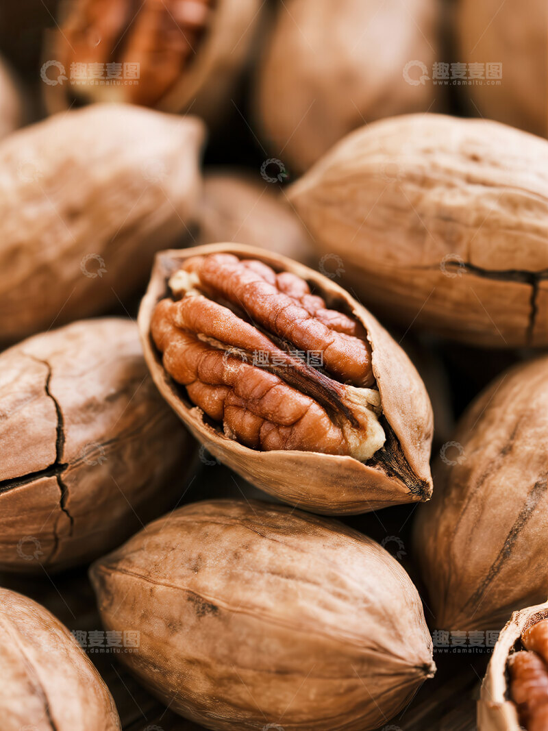 高清大图下载【趣麦麦图】碧根果  甜香  润肤