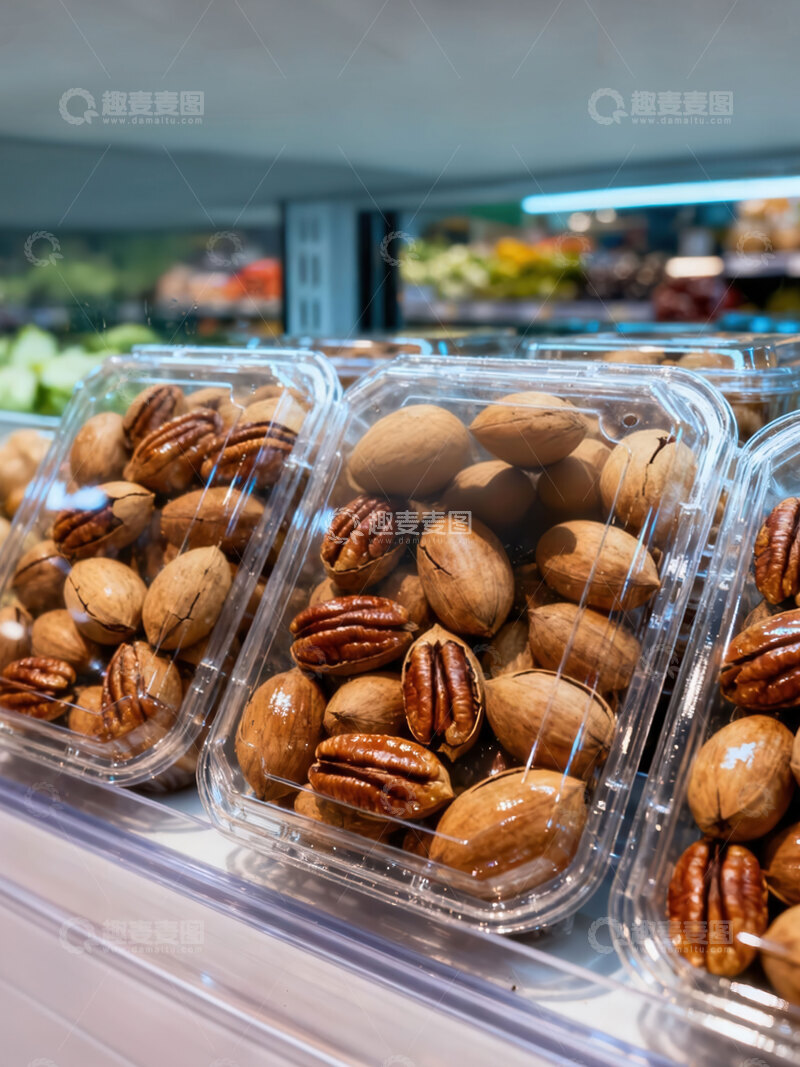 高清大图下载【趣麦麦图】碧根果  甜香  营养