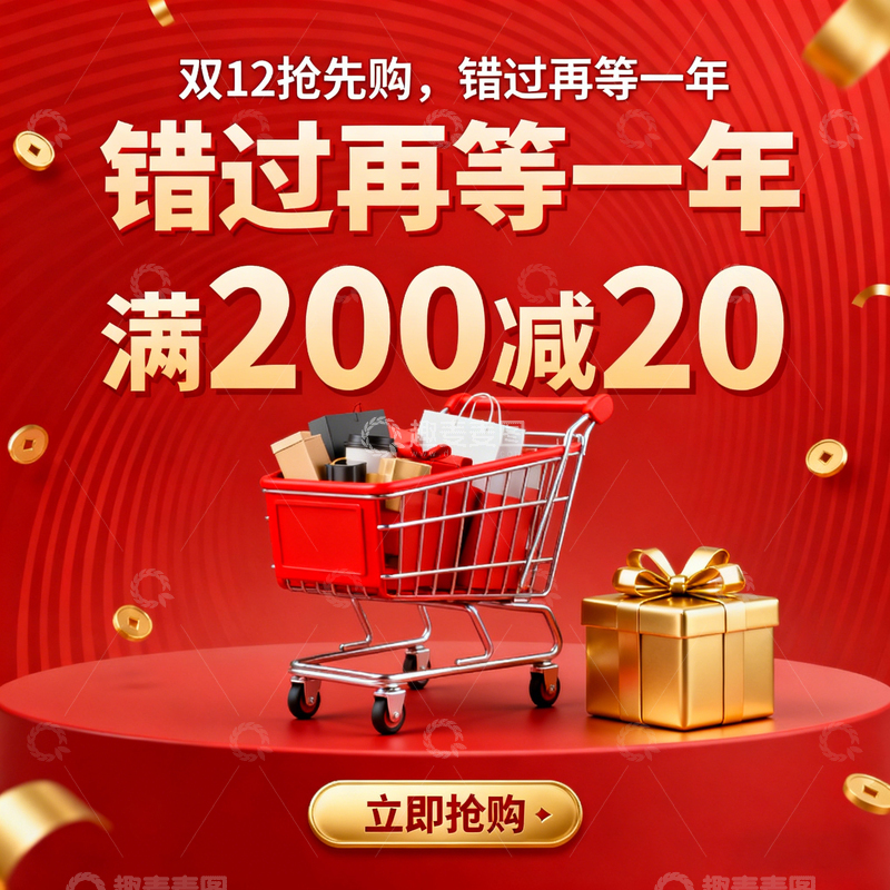 电商双12海报