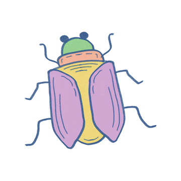 卡通昆虫插画设计元素