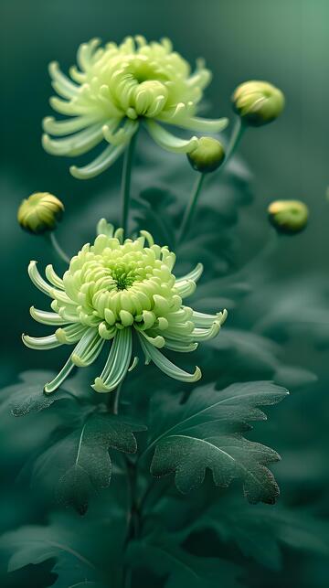 秋天治愈系菊花壁纸6