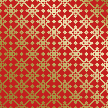 红金中式喜庆花纹背景253