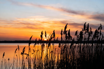 秋季晚霞夕阳西下3