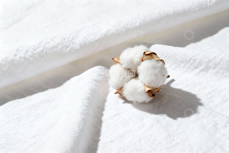 高清大图下载【趣麦麦图】棉花纯棉棉絮特写12