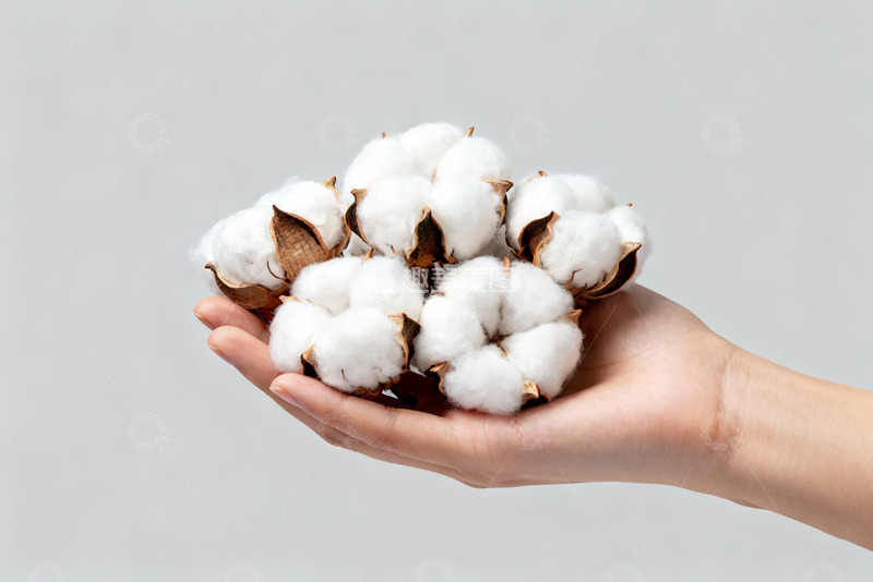 高清大图下载【趣麦麦图】-棉花棉絮自然农作物
