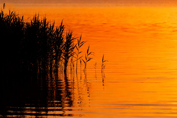 秋季晚霞夕阳西下1