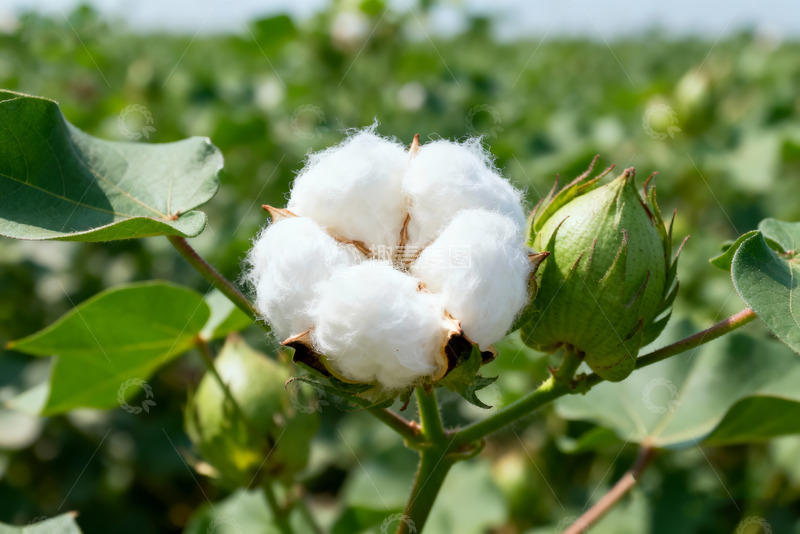 高清大图下载【趣麦麦图】棉花纯棉棉絮特写7
