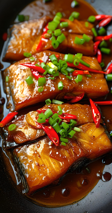 辣味川菜家常菜红烧鱼