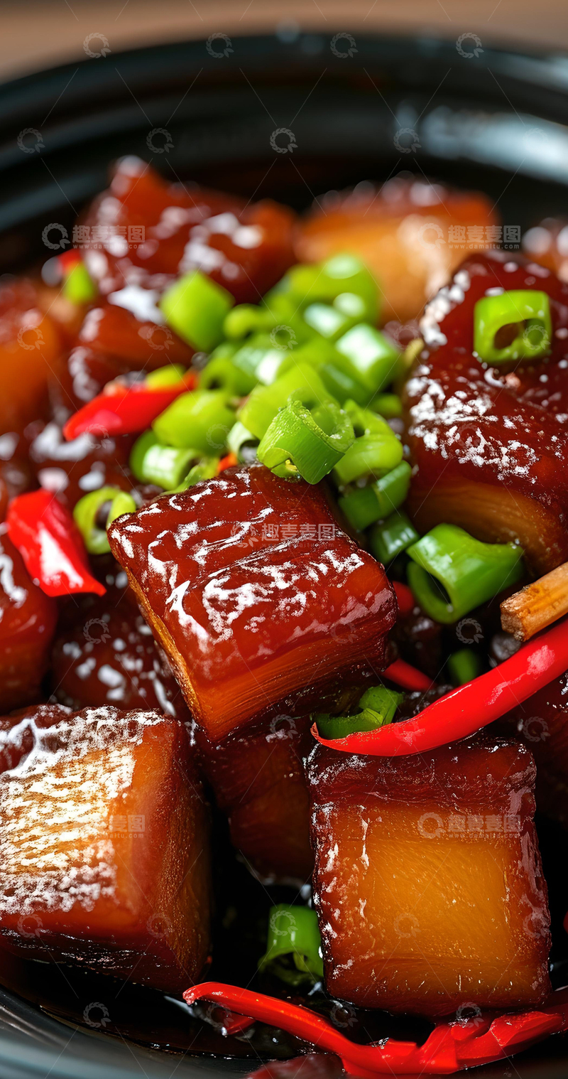 高清大图下载【趣麦麦图】辣味川菜家常菜红烧肉