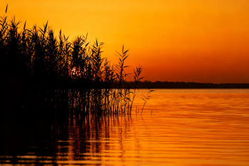 秋季晚霞夕阳西下4