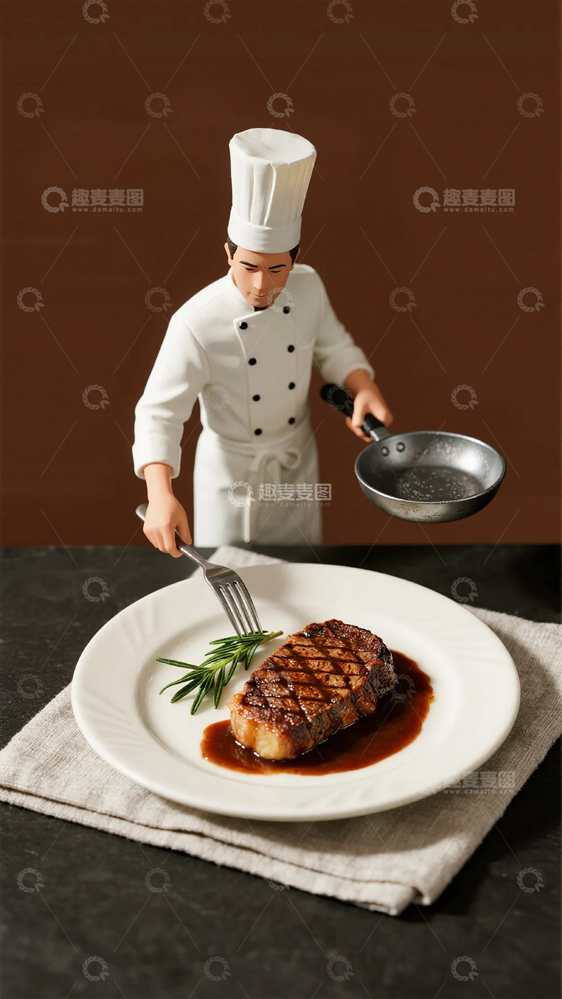 高清大图下载【趣麦麦图】精致厨师摆盘美食摄影作品