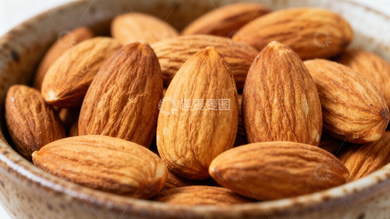 高清大图下载【趣麦麦图】杏仁  美白  平喘  