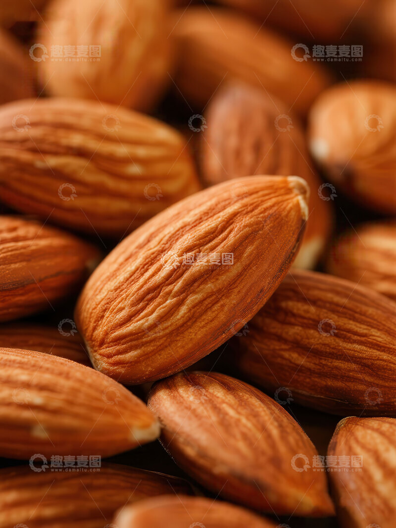 高清大图下载【趣麦麦图】杏仁  美白  香酥